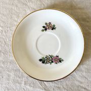 Floral coffee cups in Limoges porcelain