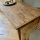 Farm table for 10/12 people.