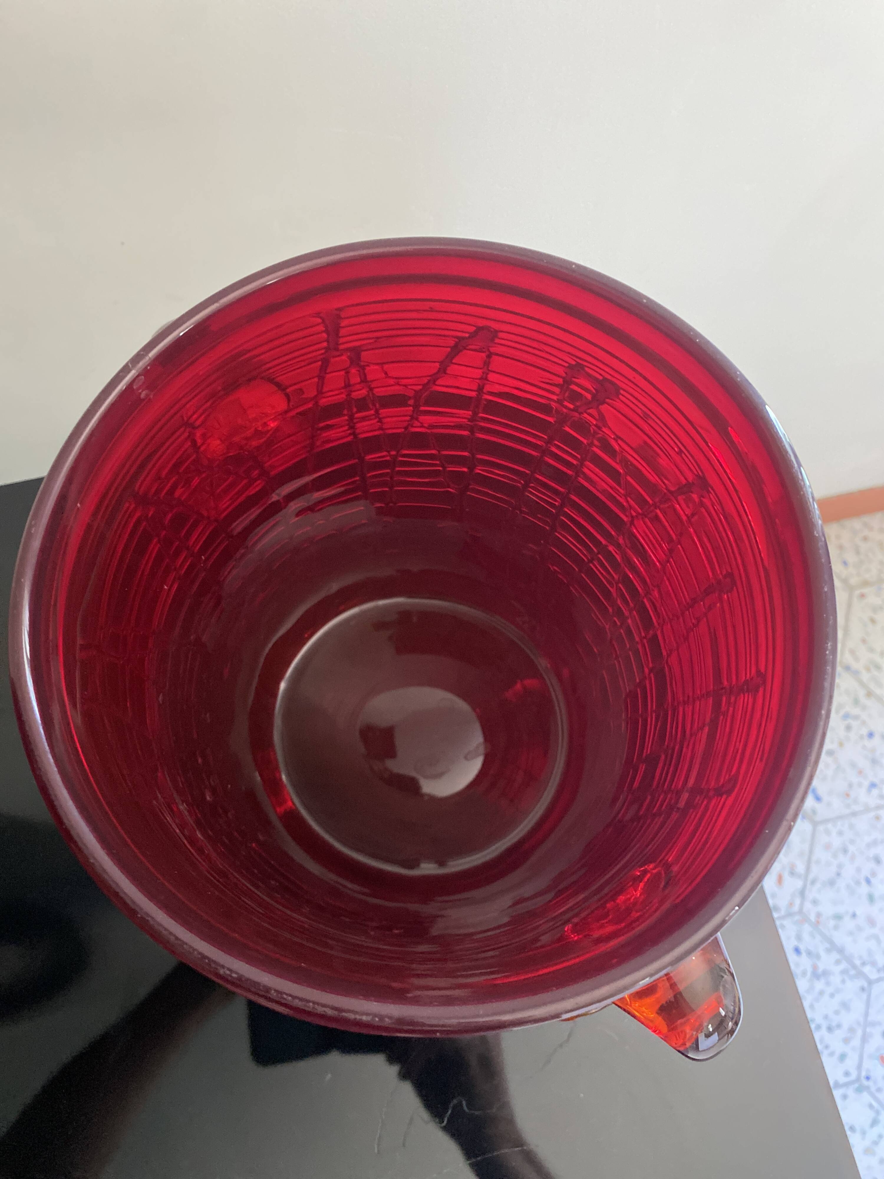 Champagne bucket in glass