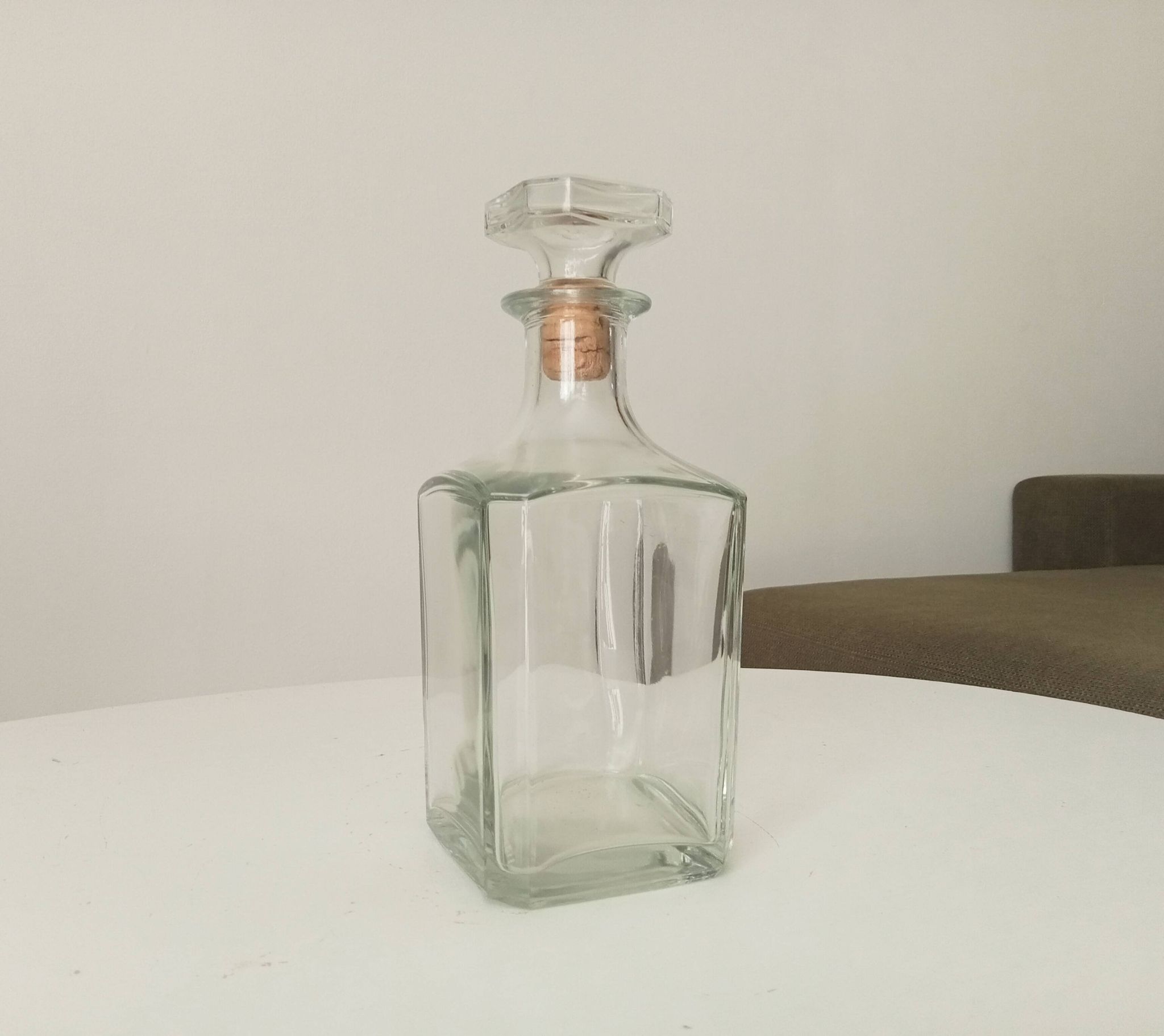 Carafe à whisky ancienne art déco