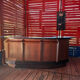 1950s bar in oak and Formica