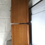 Pair of vintage bedsides