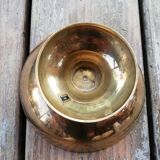 Partitioned brass cup