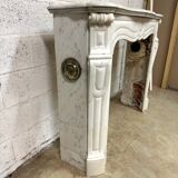 Louis XV style marble fireplace