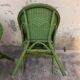 Ensemble de 4 fauteuils en rotin