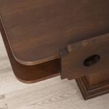 Vintage 60s coffee table with storage unit Italian design