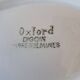 Digoin Sarreguemines Oxford model ironstone dish