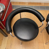 Pair of LC7 Charlotte Perriand swivel armchairs - Le Corbusier