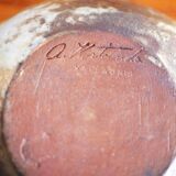 Modern ceramic bowl by Alexandre Kostanda, 1960s