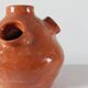 Vintage mid-century organic terracotta ceramic vase.