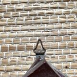 Extendable vintage wall coat rack