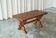 Table basse rustique en chêne massif style Sabi Sabi XIXe siècle