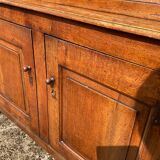Old 18th century 2-part solid oak dresser
