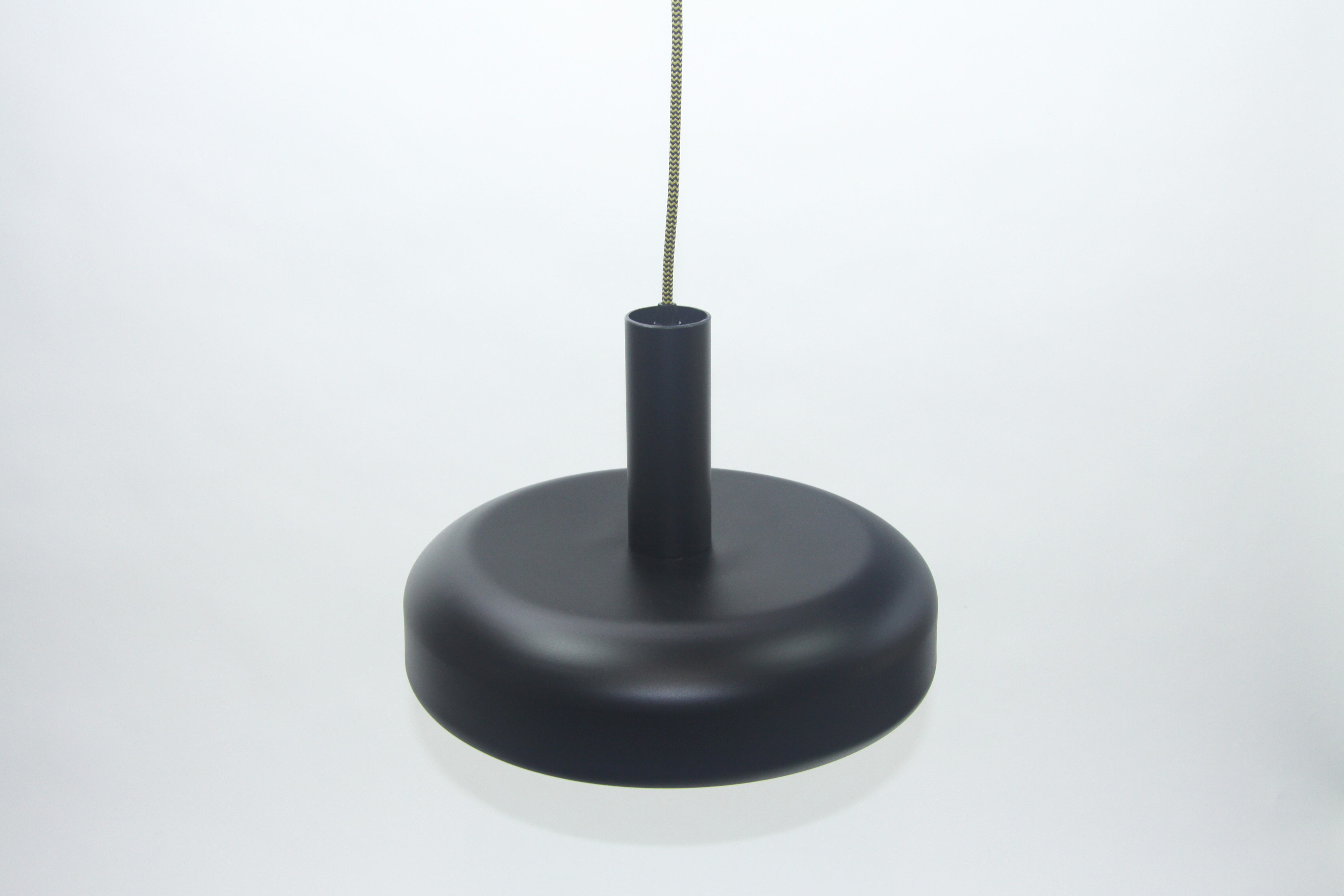 Black hanging lamp, 70's