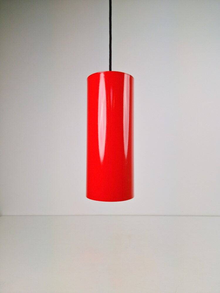 Minimalist Pipeline Pendant Lamps by Ole Pless Jørgensen for Nordisk Solar, 1970s, Set of 2