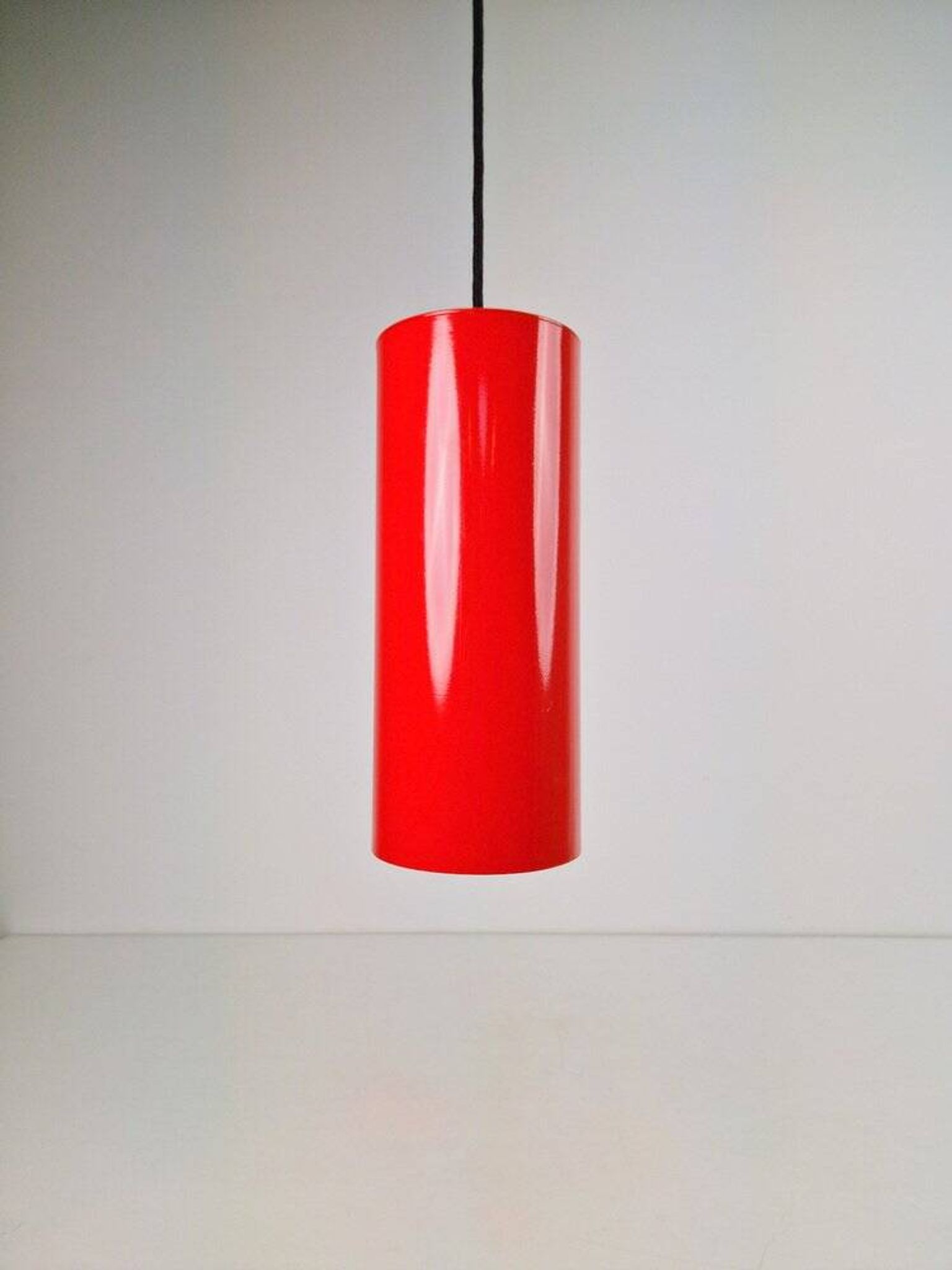 Minimalist Pipeline Pendant Lamps by Ole Pless Jørgensen for Nordisk Solar, 1970s, Set of 2