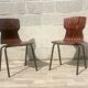 Lot de 2 chaises Eromes 60s