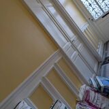 Double oak door in Haussmann style