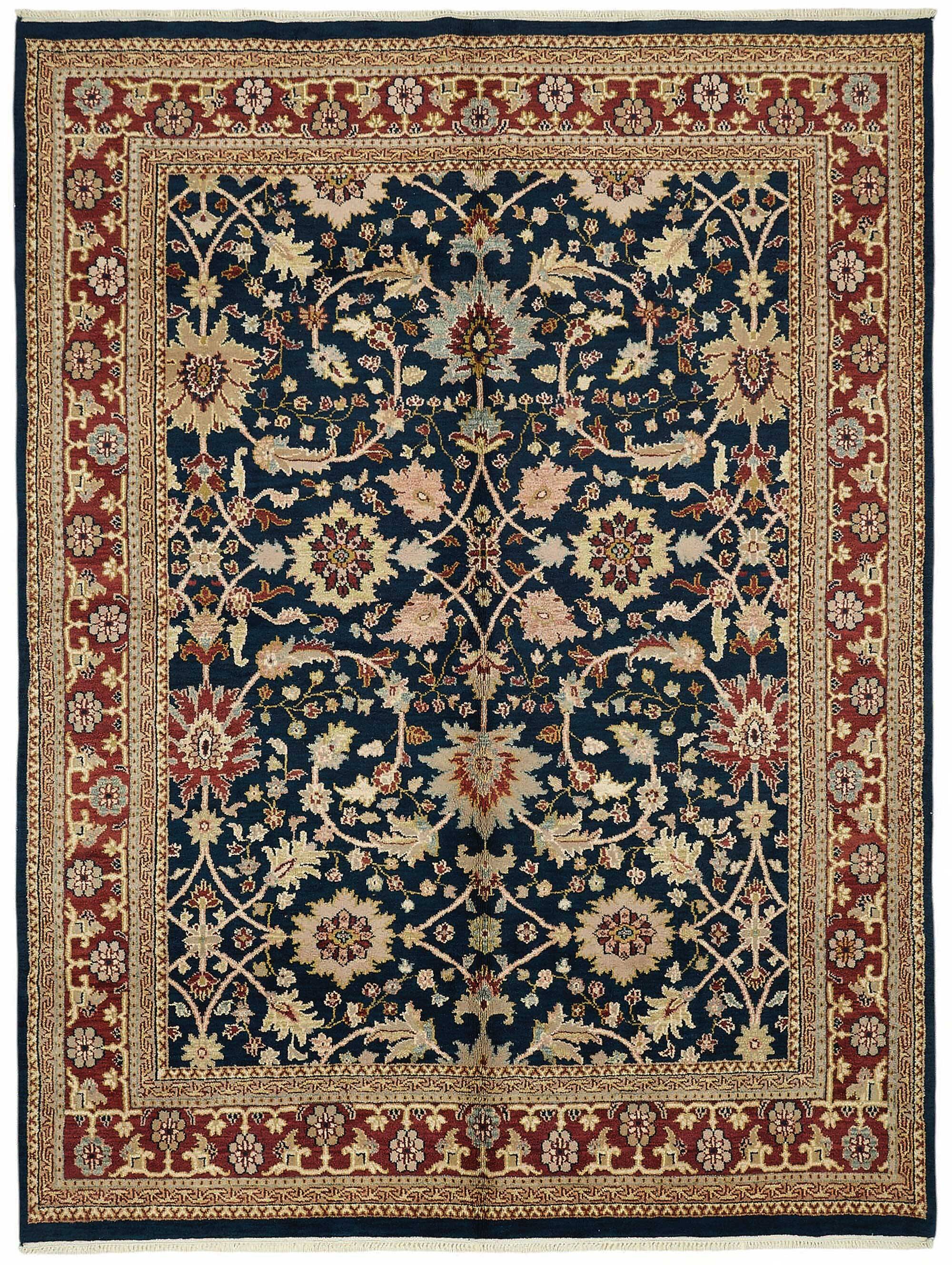 Tapis Oushak en laine noué à la main turc 267 cm x 357 cm