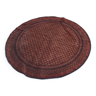 Tapis rond moderne 190cm de diamètre fait main