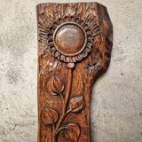 Carved wood flowers 1975
