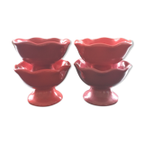 Set of 4 ice cream cups