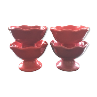 Set of 4 ice cream cups
