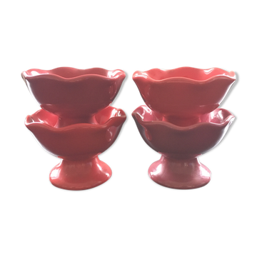Set of 4 ice cream bowls