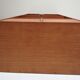 Wall shelf solid wood two niches a vintage drawer