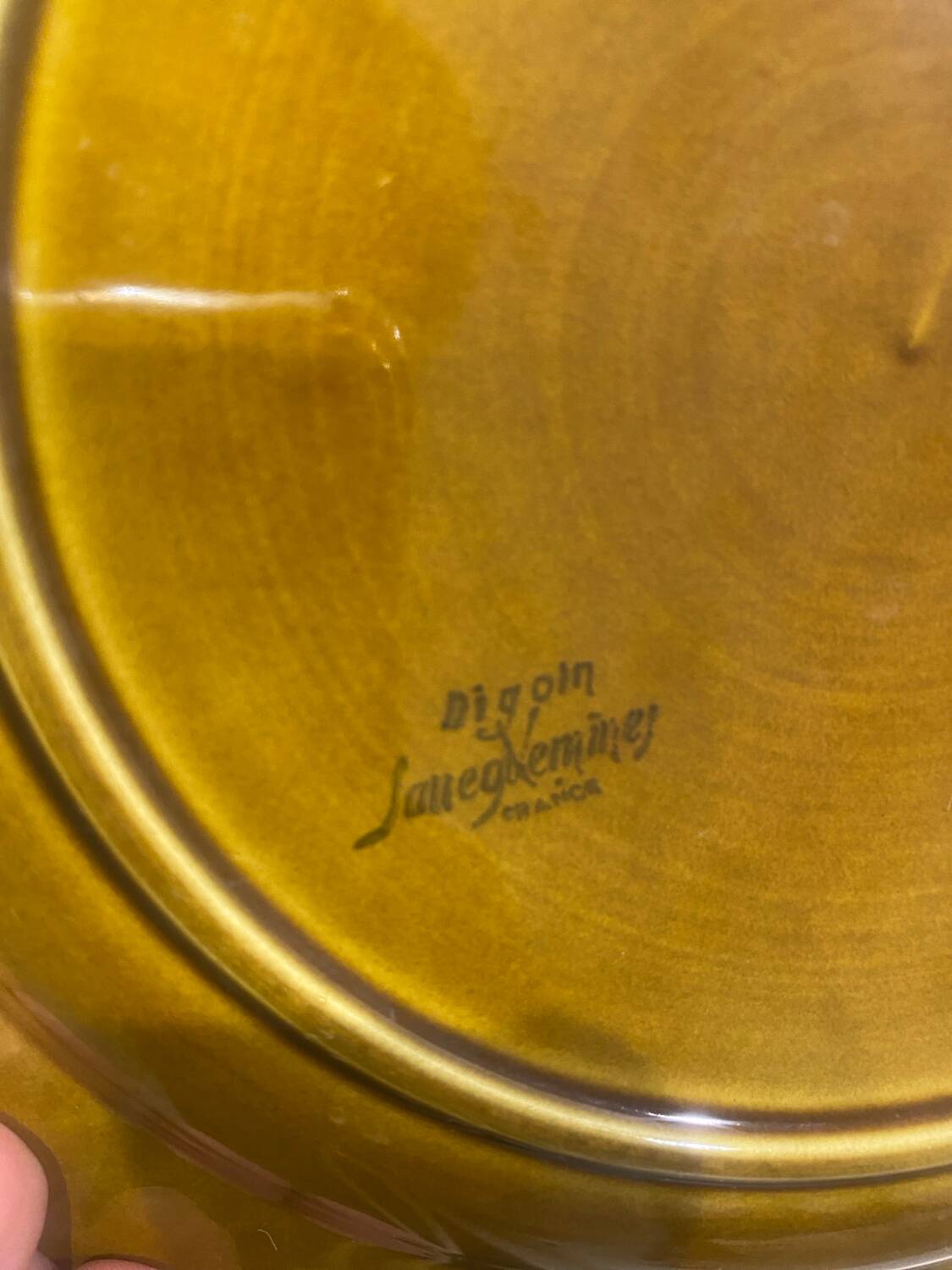 10 fish plates Digoin Sarreguemines