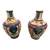 Pair of Vallauris style vases