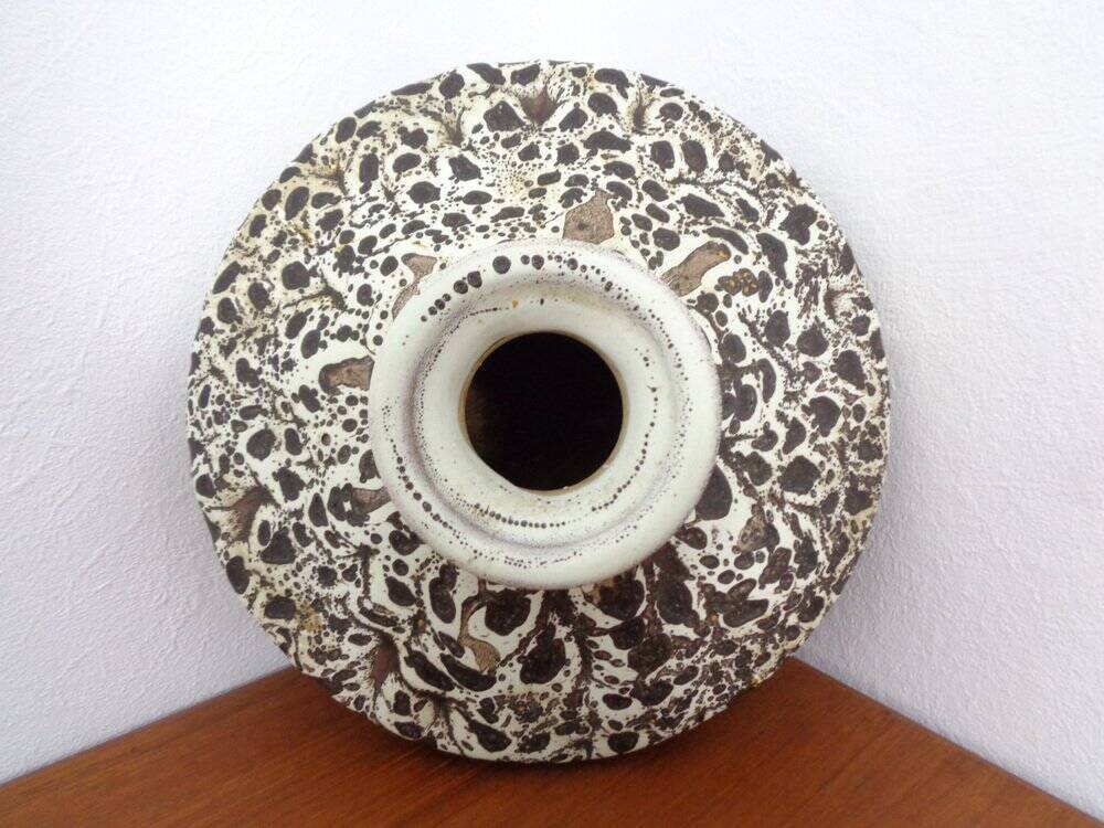 Lava ceramic vase from Silberdistel, Germany, 1970s