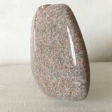 Virebent lens design vase with granite look, 1970s