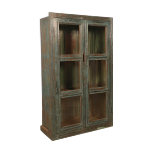 vitrine en teck birman