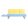 50s daybed, French made