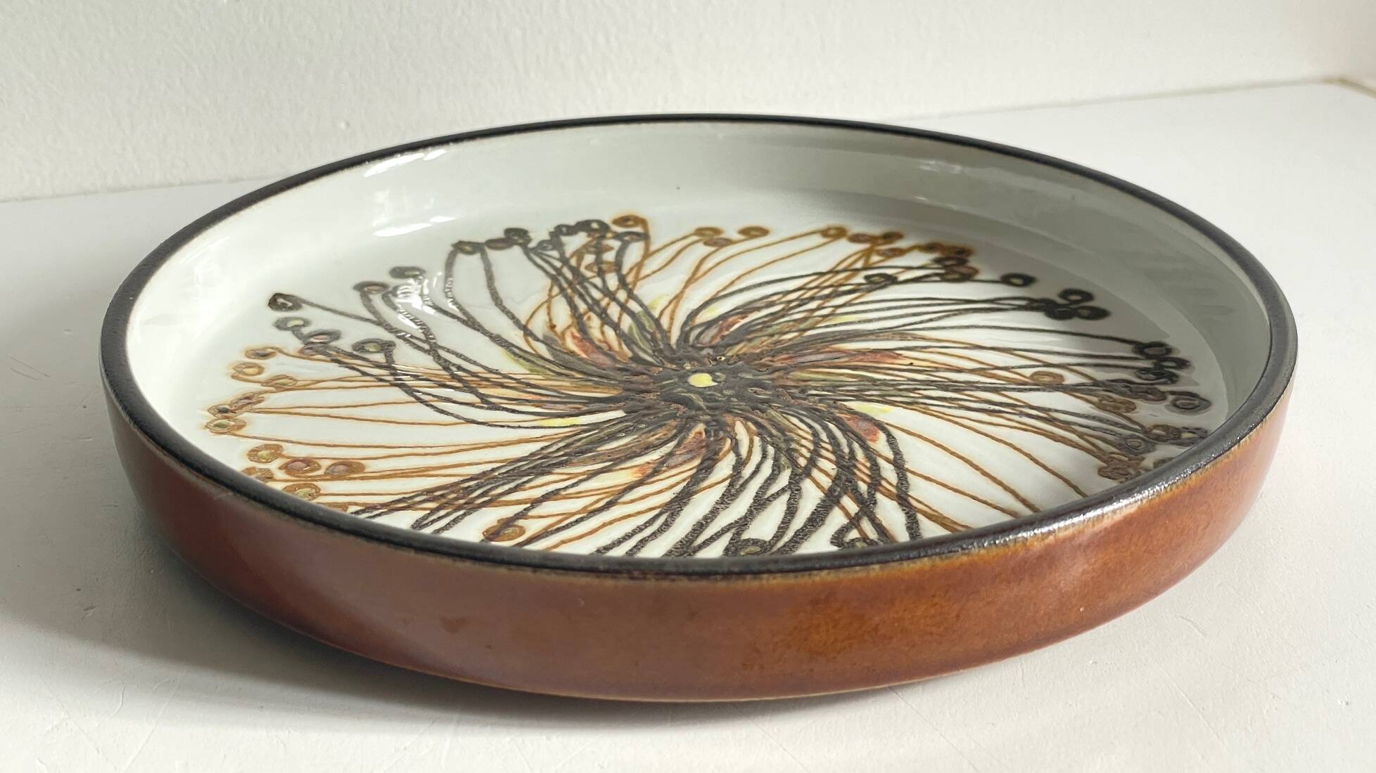 Royal copenhagen ceramic pocket tray by hellen malmer vintage