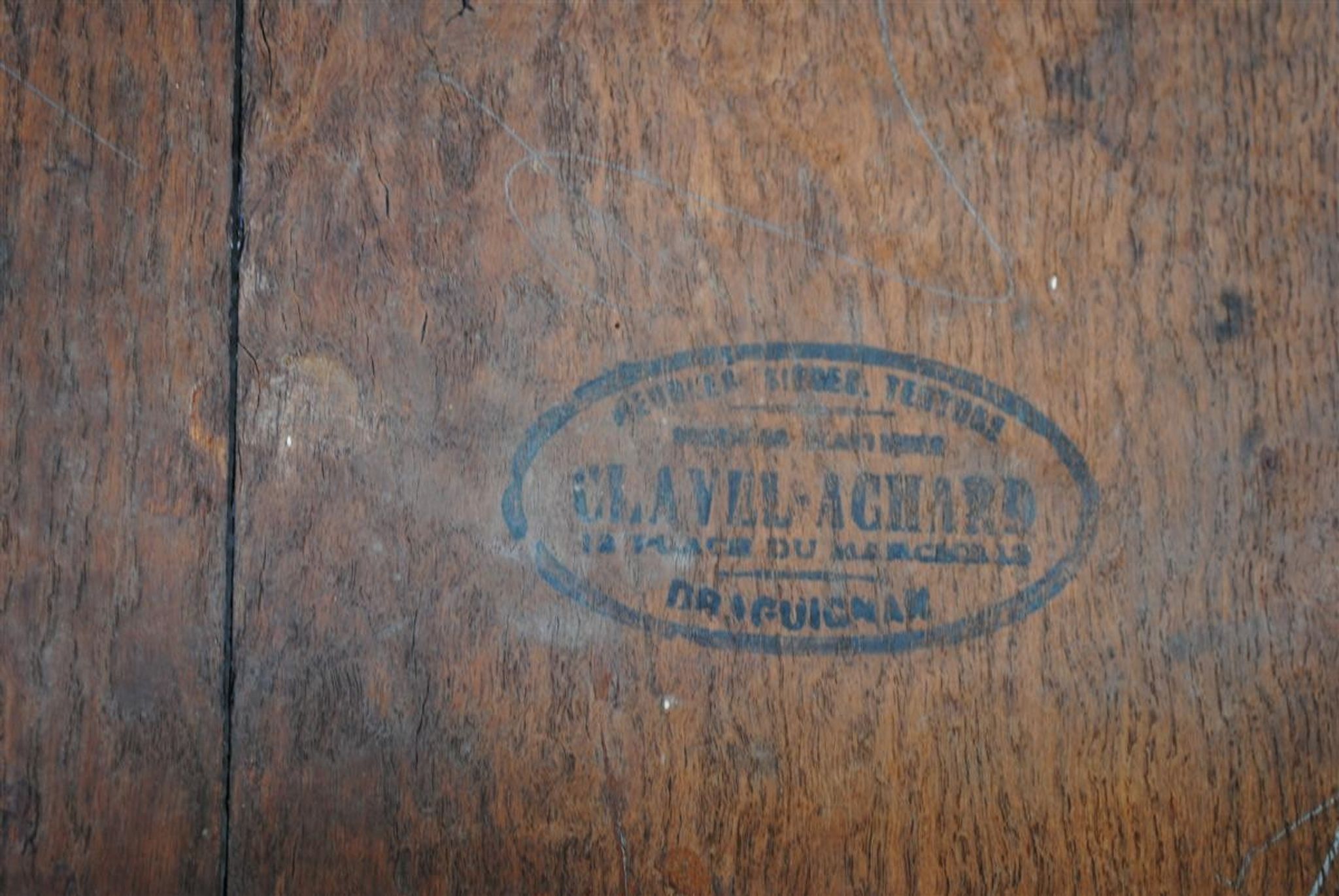 Art nouveau 1900 oak coffee table