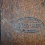 Art nouveau 1900 oak coffee table