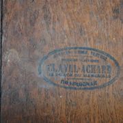 Art nouveau 1900 oak coffee table