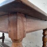 Rustic oak farmhouse table 19th -1m59