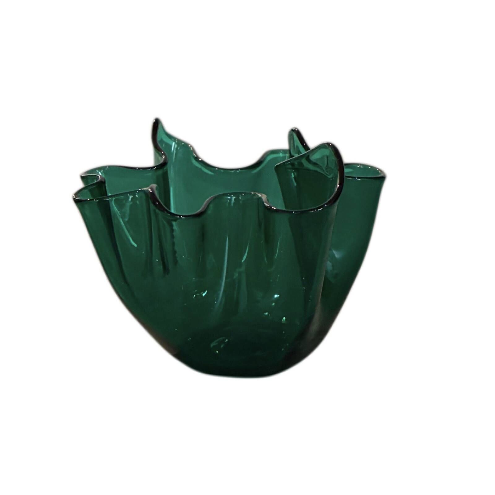 Fulvio bianconi (1915-1996), murano, vase "fazzoletto", circa 1970