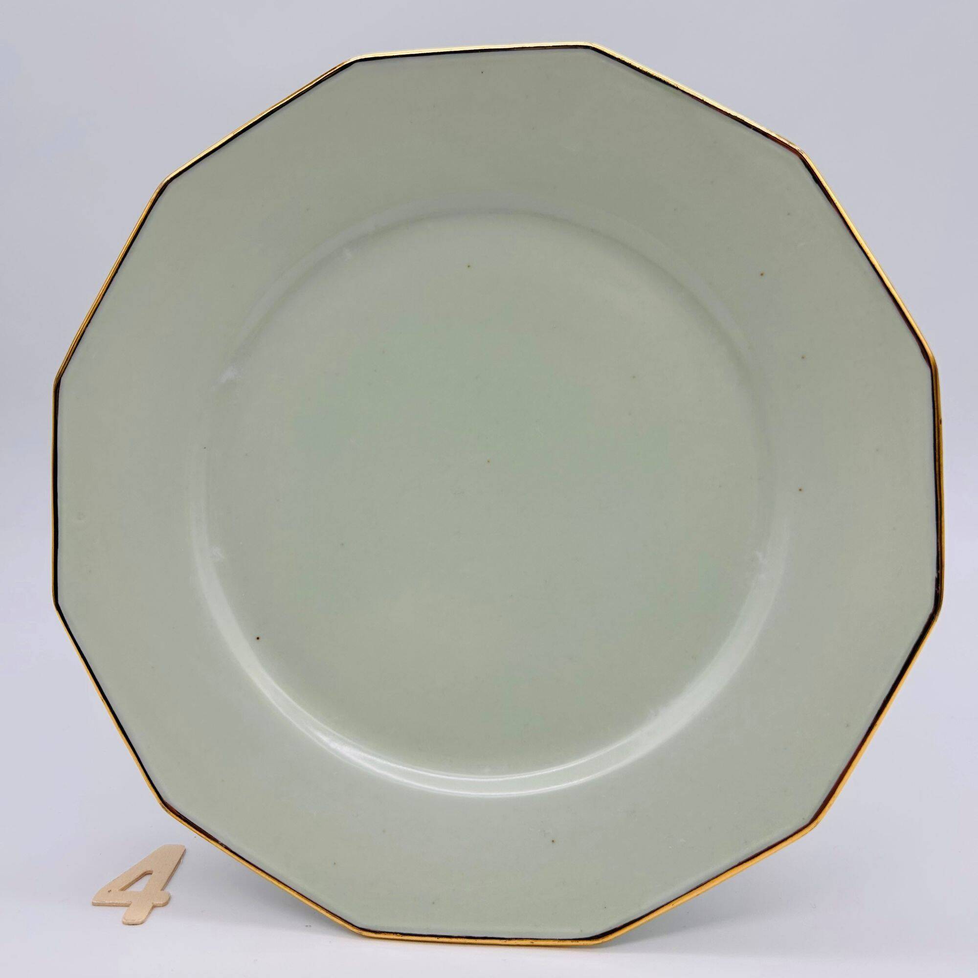 Limoges - M. Mandavy. 6 octagonal flat plates.