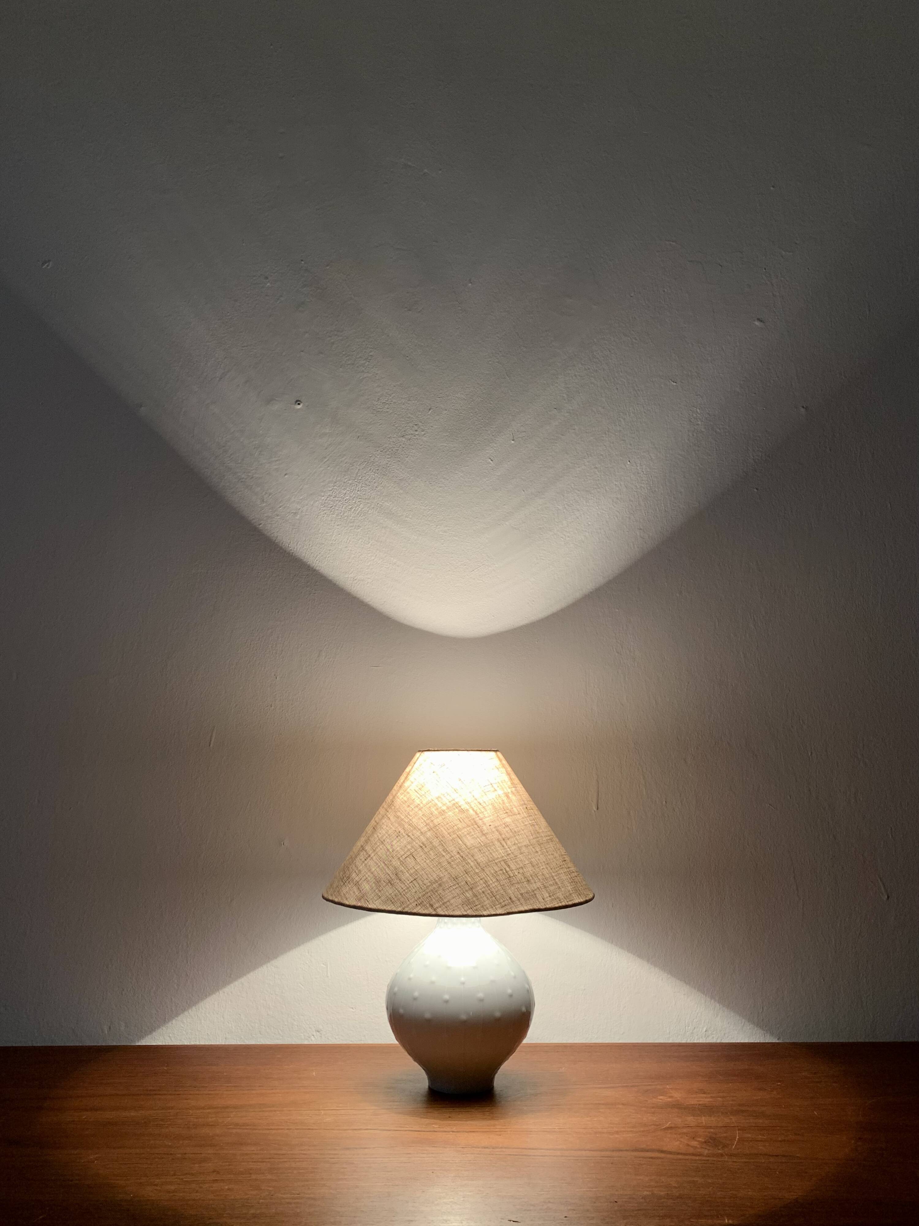 Porcelain Table Lamp by Hutschenreuther Art Department