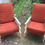 Pair of antique armchairs