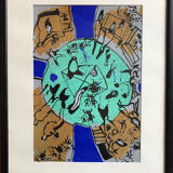 Hervé BOURDIN (1950). Boxed, 1999. Acrylic on paper.