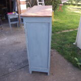 Blue-grey skated parisian buffet