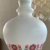 Scandinavian opaline glass pendant light from the 1960s-70s