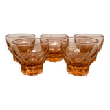 Set de 5 verres à liqueur Luminarc étoile rose