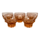 Set of 5 Luminarc pink glasses