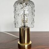 Paire de lampes de table en laiton par Kamenický Šenov, années 1960 / Tchécoslovaquie